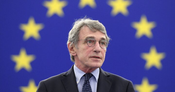David Sassoli, president of the European Parliament